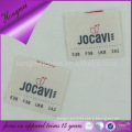 OEM direct factory eco centerfold tags fabric cotton print label